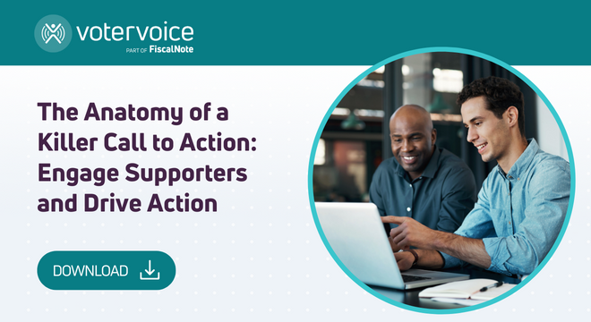 Call to action for advocacy